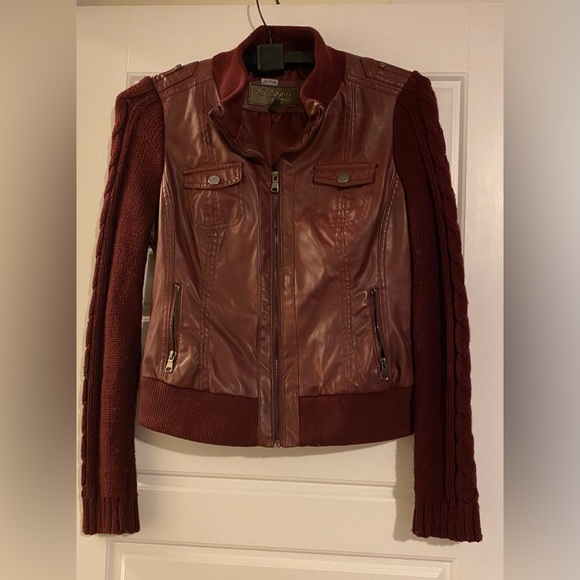 Ci Sono Faux Leather Jacket - Picture 1 of 9